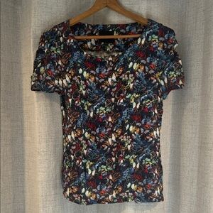 Butterfly Print Women's Top